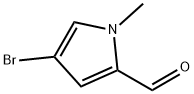 4-bromo-1-methyl-1H-pyrrole-2-carbaldehyde Struktur