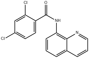 2,4-dichloro-N-(8-quinolinyl)benzamide Struktur