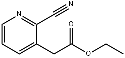 ETHYL 2-(2-CYANOPYRIDIN-3-YL)ACETATE Struktur