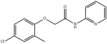 2-(4-chloro-2-methylphenoxy)-N-(2-pyridinyl)acetamide Struktur