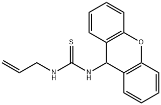 N-allyl-N'-(9H-xanthen-9-yl)thiourea Struktur