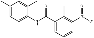 N-(2,4-dimethylphenyl)-2-methyl-3-nitrobenzamide Struktur