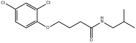 4-(2,4-dichlorophenoxy)-N-(2-methylpropyl)butanamide Struktur