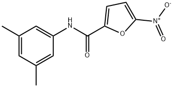 N-(3,5-dimethylphenyl)-5-nitrofuran-2-carboxamide Struktur