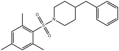 4-benzyl-1-(mesitylsulfonyl)piperidine Struktur