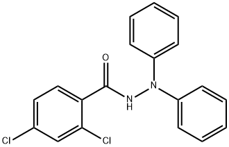 2,4-dichloro-N',N'-diphenylbenzohydrazide Struktur