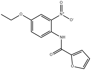 N-(4-ethoxy-2-nitrophenyl)furan-2-carboxamide Struktur