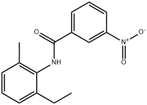 N-(2-ethyl-6-methylphenyl)-3-nitrobenzamide Struktur