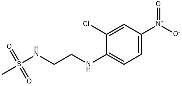 N-{2-[(2-chloro-4-nitrophenyl)amino]ethyl}methanesulfonamide Struktur