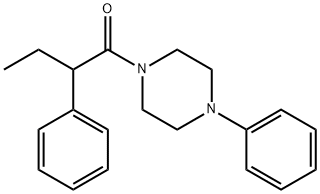 2-phenyl-1-(4-phenylpiperazin-1-yl)butan-1-one Struktur