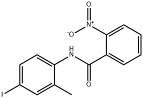 N-(4-iodo-2-methylphenyl)-2-nitrobenzamide Struktur