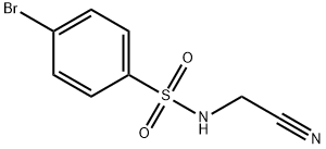 4-bromo-N-(cyanomethyl)benzenesulfonamide Struktur