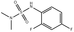 N'-(2,4-difluorophenyl)-N,N-dimethylsulfuric diamide Struktur