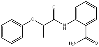 2-[(2-phenoxypropanoyl)amino]benzamide Struktur