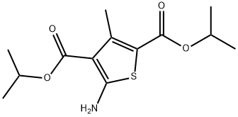 dipropan-2-yl 5-amino-3-methylthiophene-2,4-dicarboxylate Struktur