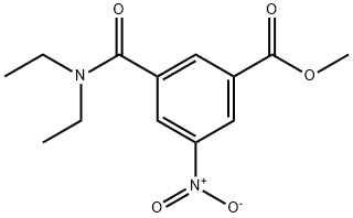 methyl 3-(diethylcarbamoyl)-5-nitrobenzoate Struktur