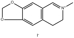 6-methyl-7,8-dihydro[1,3]dioxolo[4,5-g]isoquinolin-6-ium iodide Struktur