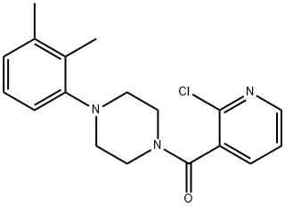 (2-chloropyridin-3-yl)-[4-(2,3-dimethylphenyl)piperazin-1-yl]methanone Struktur