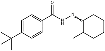 4-tert-butyl-N-[(Z)-(2-methylcyclohexylidene)amino]benzamide Struktur