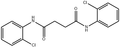 N,N'-bis(2-chlorophenyl)succinamide Struktur