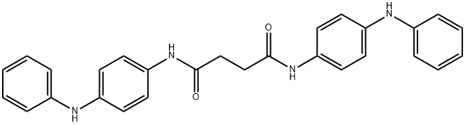 N,N'-bis(4-anilinophenyl)succinamide Struktur