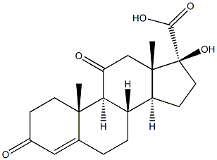 Androst-4-ene-17-carboxylicacid, 17-hydroxy-3,11-dioxo-, (17a)- (9CI)