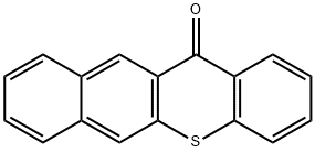 5-Thia-naphthacen-12-one Struktur