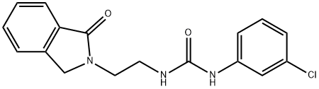 1-(3-chlorophenyl)-3-[2-(3-oxo-1H-isoindol-2-yl)ethyl]urea Struktur