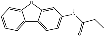 N-dibenzofuran-3-ylpropanamide Struktur