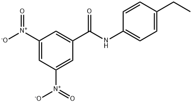 N-(4-ethylphenyl)-3,5-dinitrobenzamide Struktur