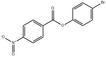 Phenol, 4-bromo-,1-(4-nitrobenzoate) Struktur