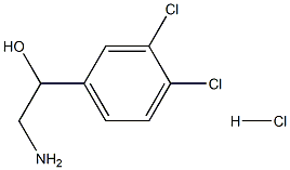 2-AMINO-1-(3,4-DICHLOROPHENYL)ETHANOL HCL Struktur