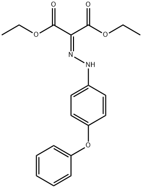 diethyl [(4-phenoxyphenyl)hydrazono]malonate Struktur