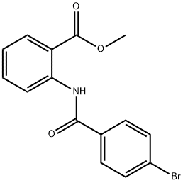 methyl 2-[(4-bromobenzoyl)amino]benzoate Struktur