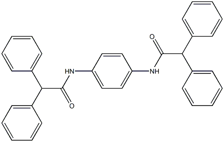 N,N'-1,4-phenylenebis(2,2-diphenylacetamide) Struktur