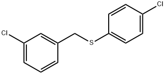 (3-CHLOROBENZYL)(4-CHLOROPHENYL)SULFANE Struktur