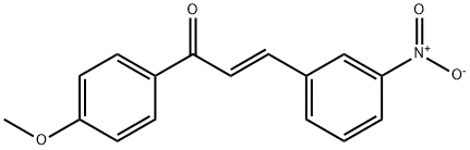 (E)-1-(4-methoxyphenyl)-3-(3-nitrophenyl)prop-2-en-1-one Struktur