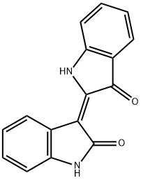 (E)-[2,3-BIINDOLINYLIDENE]-2,3-DIONE Struktur