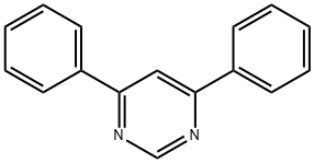 Pyrimidine, 4,6-diphenyl- Struktur