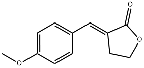 3-(4-Methoxy-benzylidene)-dihydro-furan-2-one Struktur