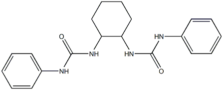 N,N''-1,2-cyclohexanediylbis(N'-phenylurea) Struktur