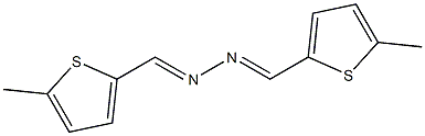 bis[(5-methyl-2-thienyl)methylene]hydrazine Struktur