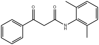 N-(2,6-dimethylphenyl)-3-oxo-3-phenylpropanamide Struktur