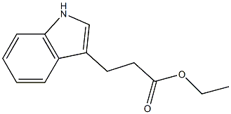 1H-Indole-3-propanoicacid, ethyl ester Struktur