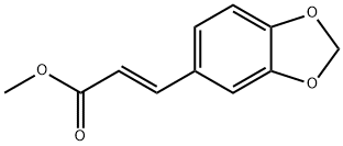 (E)-methyl 3-(benzo[d][1,3]dioxol-5-yl)acrylate Struktur