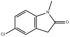 5-CHLORO-1-METHYLINDOLIN-2-ONE Struktur