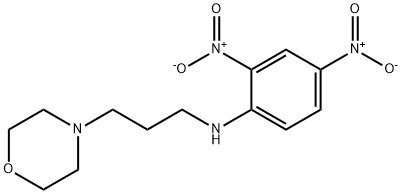 N-(3-morpholin-4-ylpropyl)-2,4-dinitroaniline Struktur