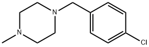 1-(4-chlorobenzyl)-4-methylpiperazine Struktur