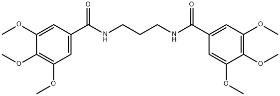 N,N'-1,3-propanediylbis(3,4,5-trimethoxybenzamide) Struktur