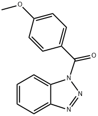 1-(4-methoxybenzoyl)-1H-1,2,3-benzotriazole Struktur